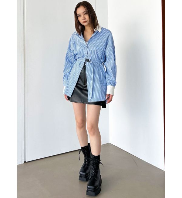 EMODA「ハングサスペンダーミニスカート」|スカート|