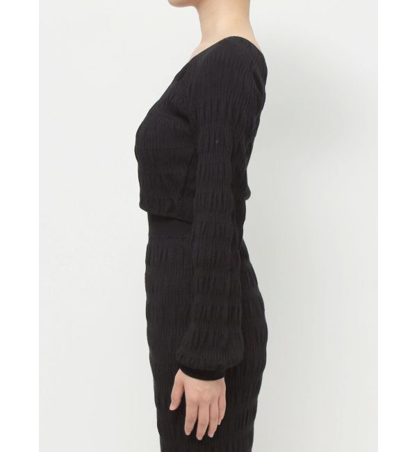 EMODA「シャーリングクロスニット」|ニット・セーター|