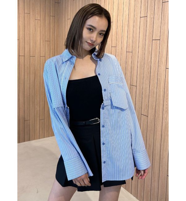 EMODA「2WAYオーバーシャツ」|シャツ・ブラウス|