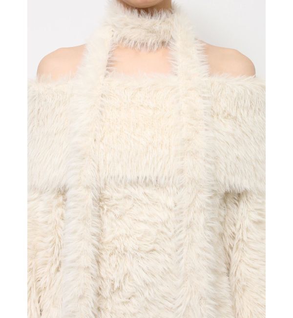 EMODA「オフショルダータイオーバーニット」|ニット・セーター|