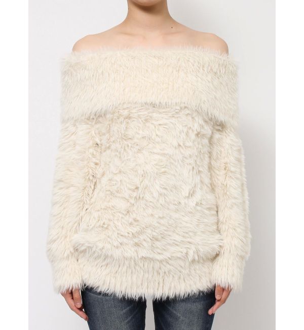 EMODA「オフショルダータイオーバーニット」|ニット・セーター|