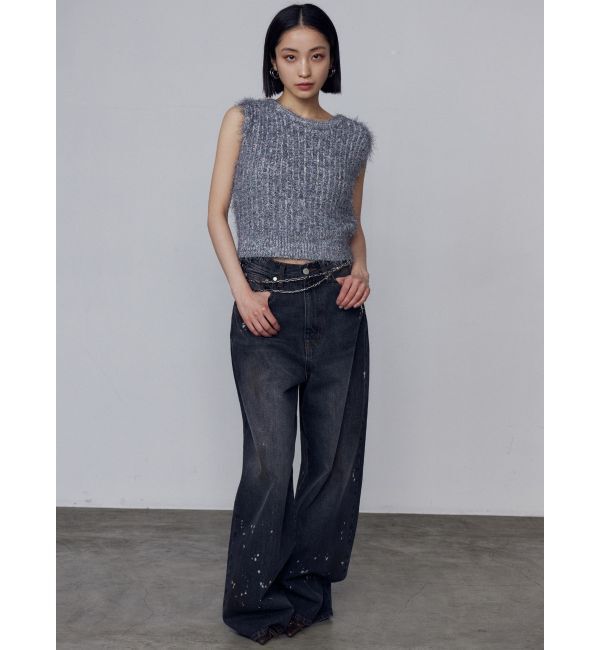 EMODA「ペインティングライクルーズジーンズ」|デニム|