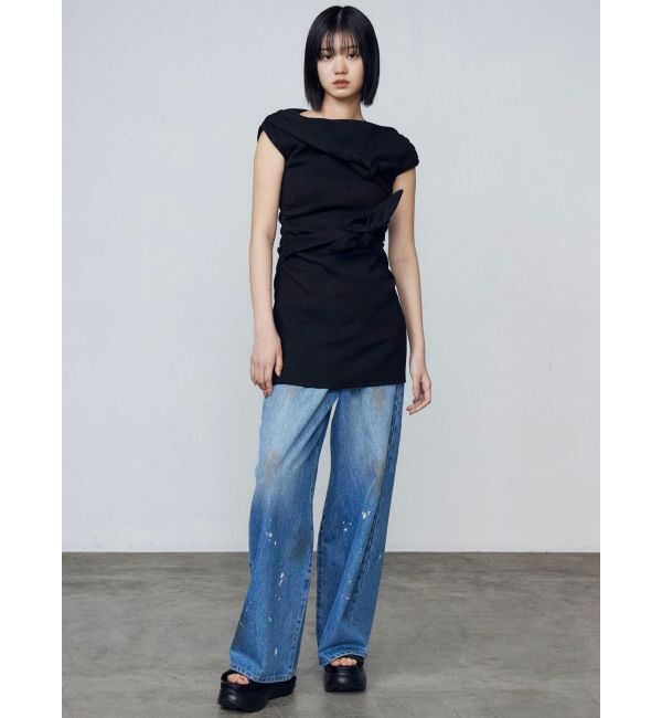 EMODA「ペインティングライクルーズジーンズ」|デニム|