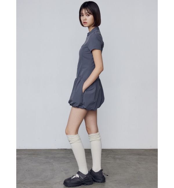 EMODA「バルーンジップミニワンピース」|ワンピース|