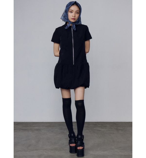 EMODA「バルーンジップミニワンピース」|ワンピース|