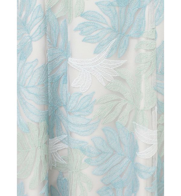 MERCURYDUO「モンステラチュール刺繍スカート」|スカート|