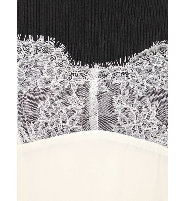 MERCURYDUO「ランジェリー風キャミドッキングワンピース」|ワンピース|