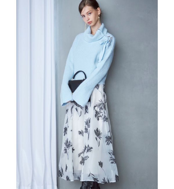 MERCURYDUO「2WAYアシメカラーニット」|ニット・セーター|