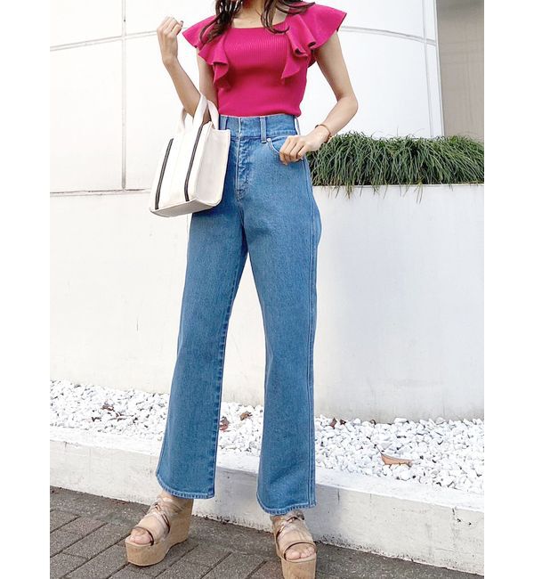 MERCURYDUO「ハイウエストストレートストレッチデニム」|その他|