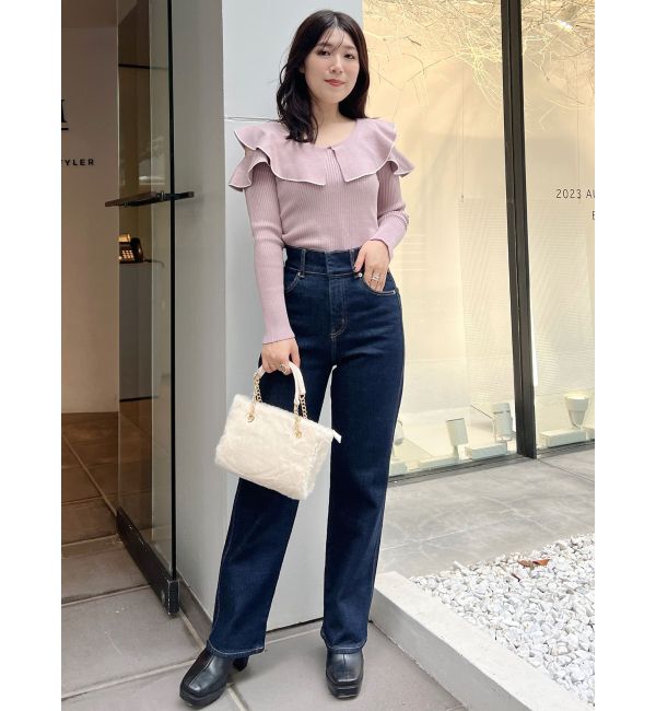 MERCURYDUO「ハイウエストストレートストレッチデニム」|その他|