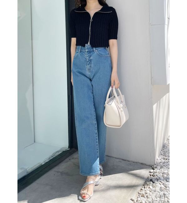 MERCURYDUO「ハイウエストストレートストレッチデニム」|その他|