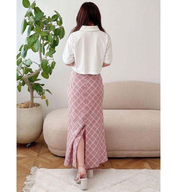 MERCURYDUO「バイアスナロースカート」|スカート|