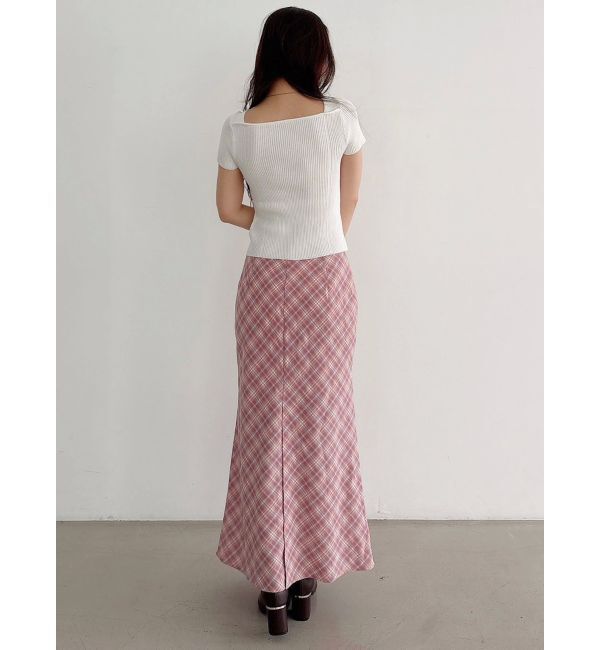 MERCURYDUO「バイアスナロースカート」|スカート|