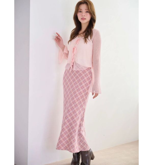 MERCURYDUO「バイアスナロースカート」|スカート|