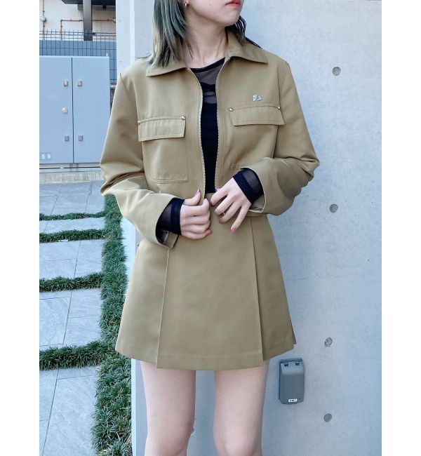 MURUA「サイドファスナーミニスカート【セットアップ着用可】」|スカート|