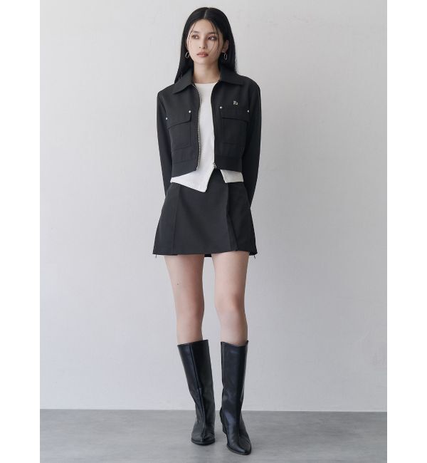 MURUA「サイドファスナーミニスカート【セットアップ着用可】」|スカート|