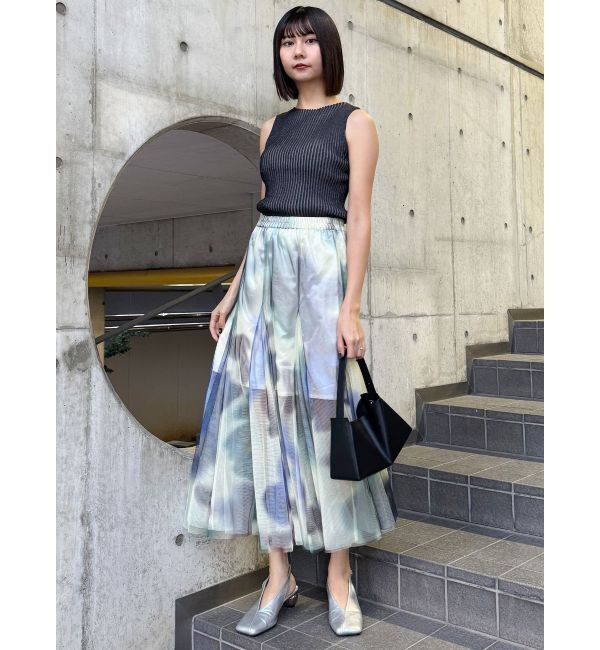 MURUA「シェイドフラワーチュールスカート」|スカート|