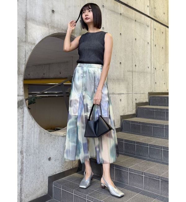 MURUA「シェイドフラワーチュールスカート」|スカート|