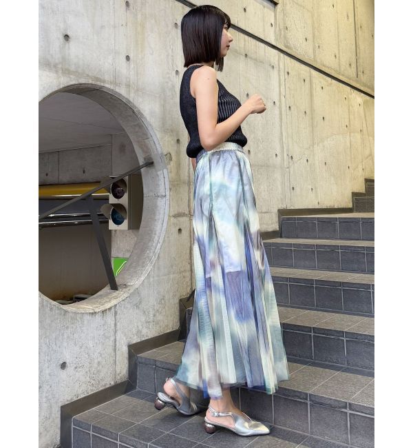 MURUA「シェイドフラワーチュールスカート」|スカート|