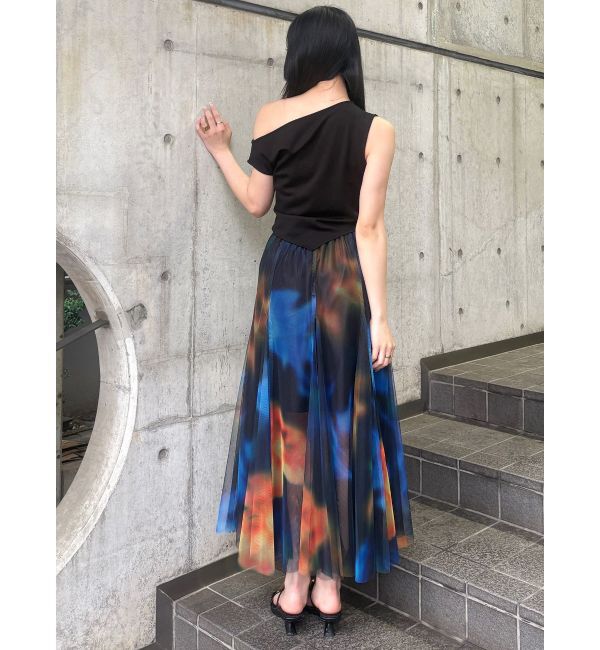 MURUA「シェイドフラワーチュールスカート」|スカート|