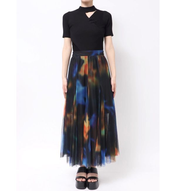 MURUA「シェイドフラワーチュールスカート」|スカート|