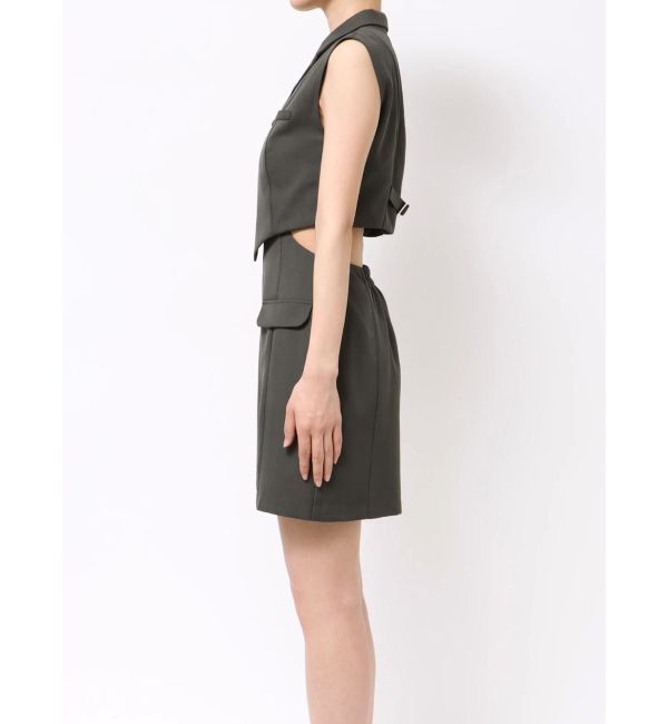 MURUA「マニッシュベストミニワンピース」|ワンピース|