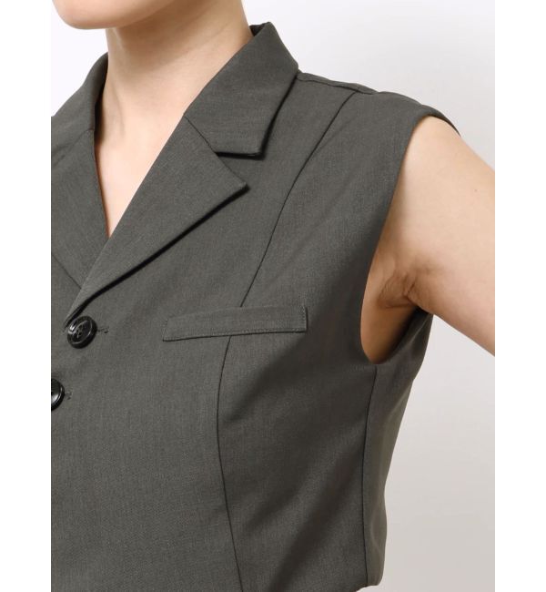 MURUA「マニッシュベストミニワンピース」|ワンピース|