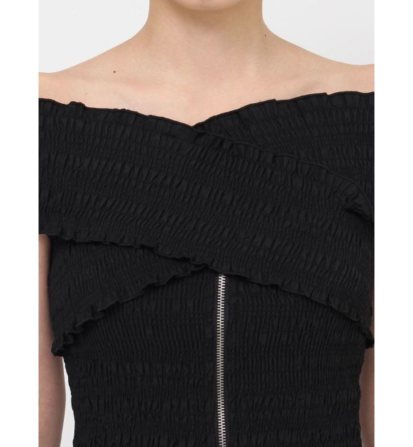 MURUA「シャーリングオフショルブラウス」|シャツ・ブラウス|