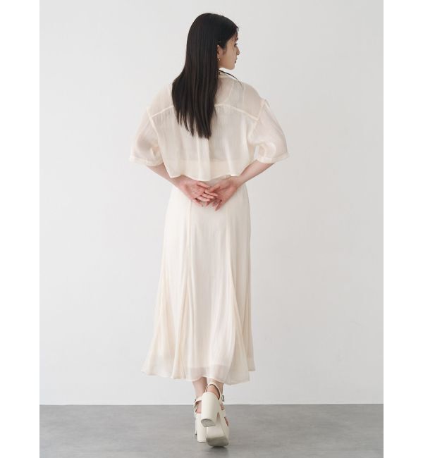 MURUA「シャイニーシアーショートシャツ」|シャツ・ブラウス|