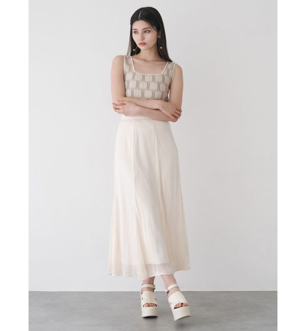 MURUA「ウェーブパターンニットタンク」|タンクトップ|