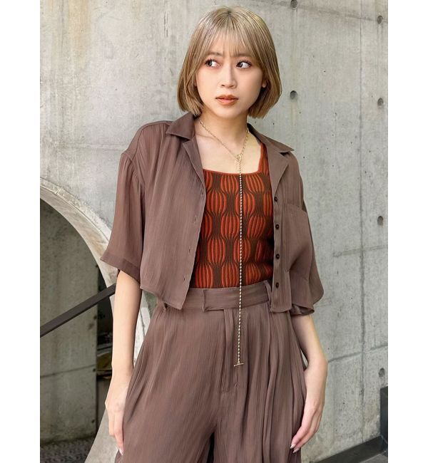 MURUA「ウェーブパターンニットタンク」|タンクトップ|