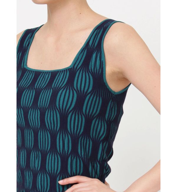 MURUA「ウェーブパターンニットタンク」|タンクトップ|