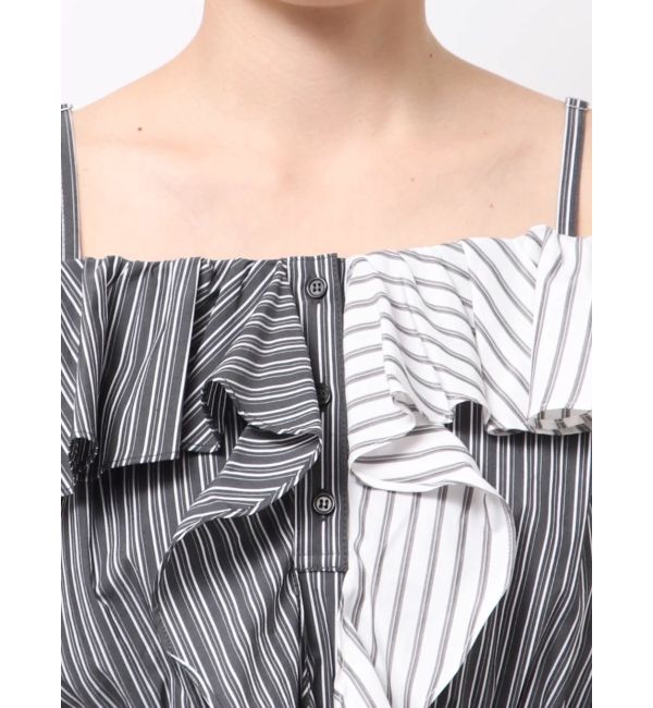 MURUA「カスケードスウィッチングフリルシャツ」|シャツ・ブラウス|