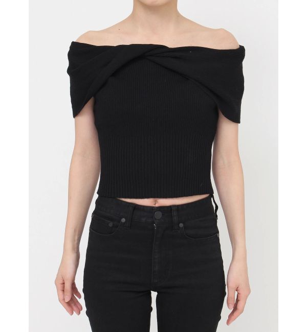 MURUA「オフショルダーツイストニット」|ニット・セーター|