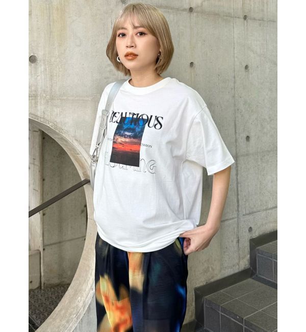 MURUA「GLOAMINGオーバーTシャツ」|Tシャツ・カットソー|