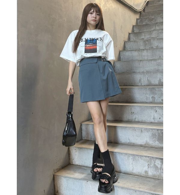 MURUA「GLOAMINGオーバーTシャツ」|Tシャツ・カットソー|