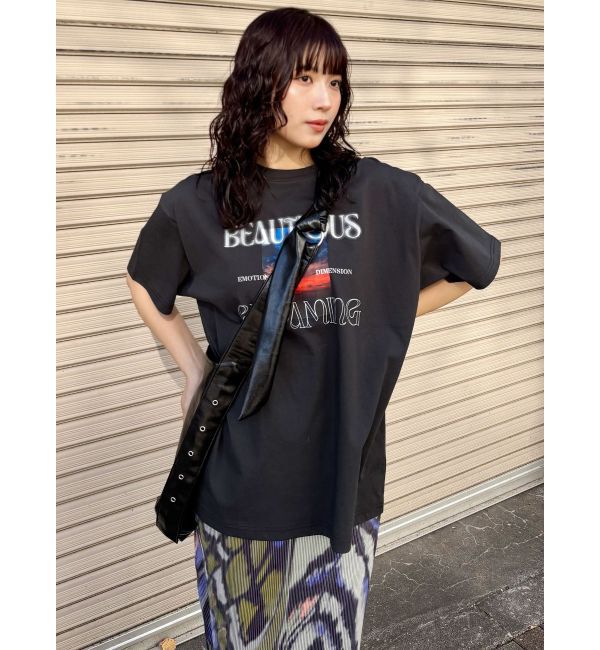 MURUA「GLOAMINGオーバーTシャツ」|Tシャツ・カットソー|