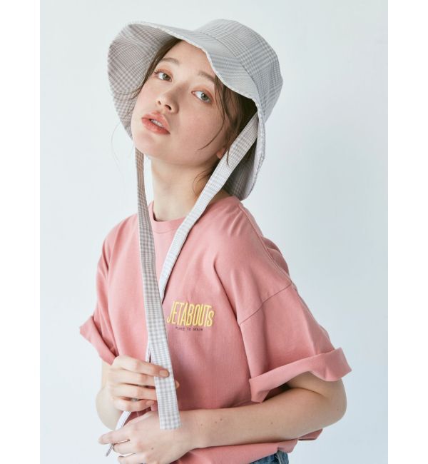 Ungrid「総柄デザインバケットハット」|ハット|ベージュ