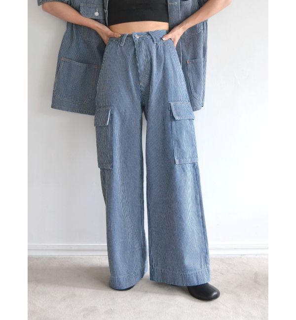 Ungrid「カーゴルーズデニム」|デニム|