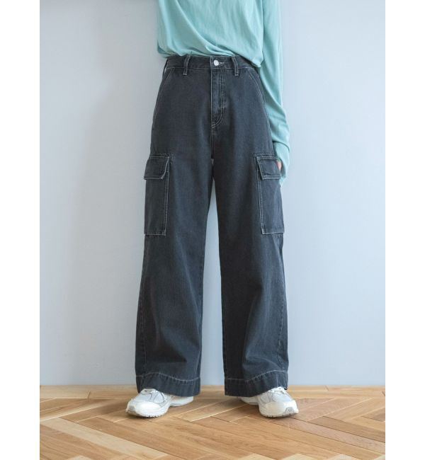 Ungrid「カーゴルーズデニム」|デニム|