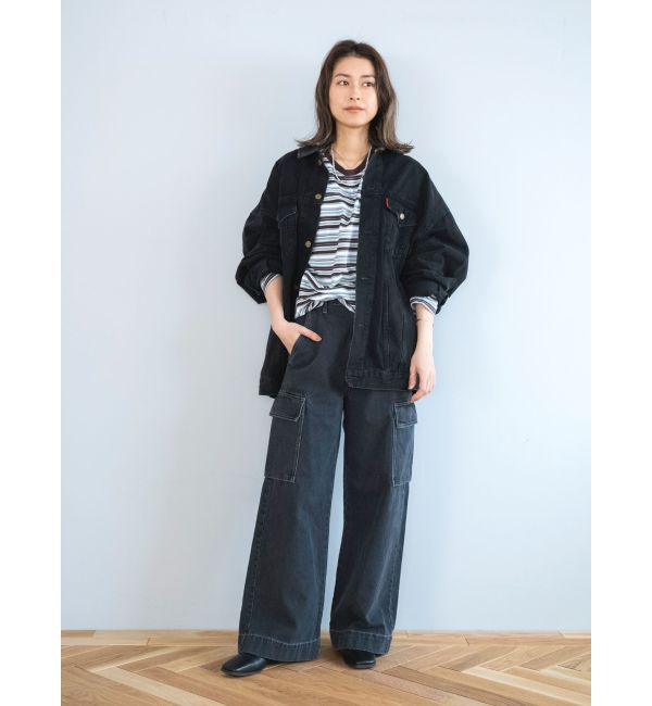 Ungrid「カーゴルーズデニム」|デニム|