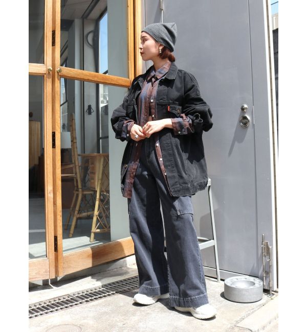 Ungrid「カーゴルーズデニム」|デニム|