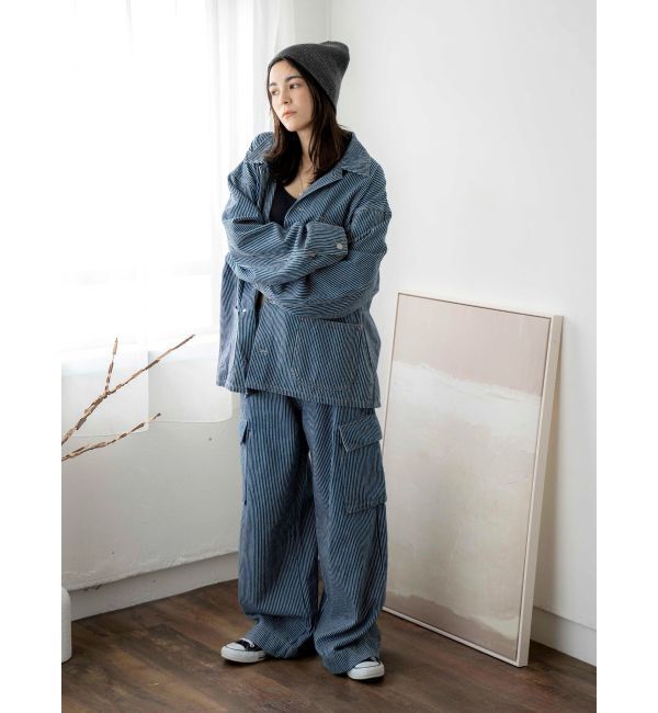 Ungrid「カーゴルーズデニム」|デニム|