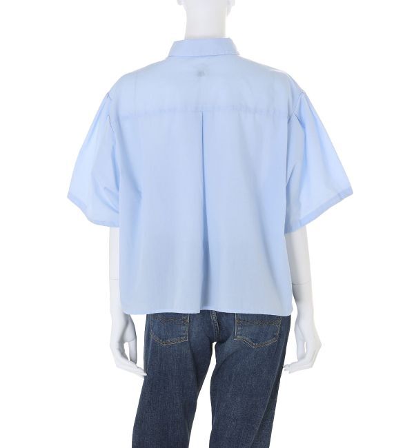 Ungrid「【WEB限定】タックデザインハーフスリーブシャツ」|シャツ・ブラウス|