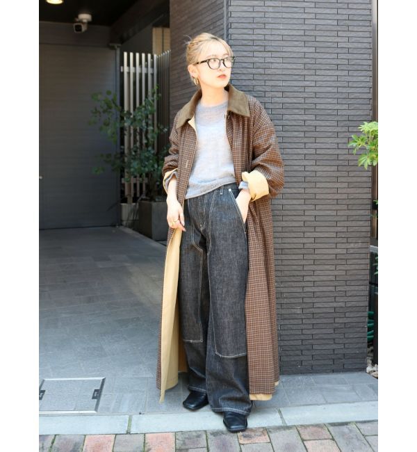 Ungrid「ダブルニーデザインデニム」|デニム|