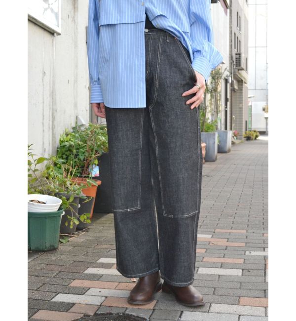 Ungrid「ダブルニーデザインデニム」|デニム|