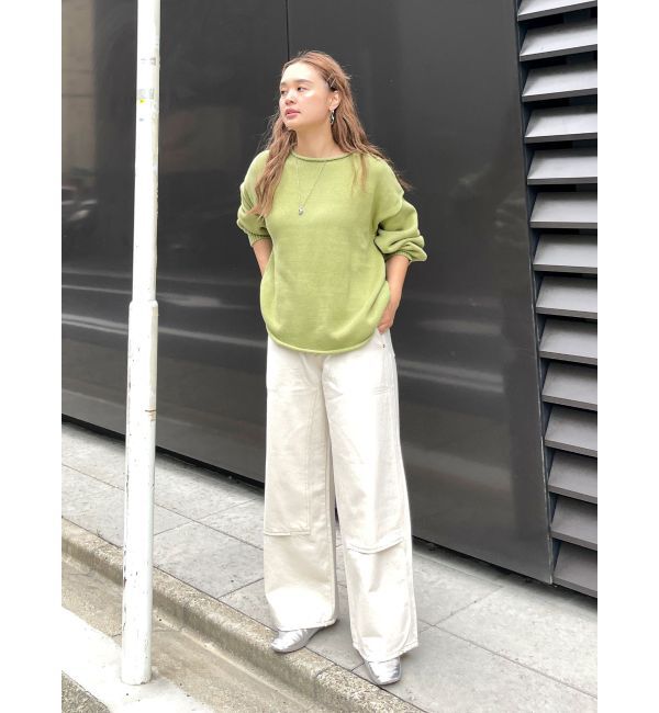 Ungrid「ダブルニーデザインデニム」|デニム|