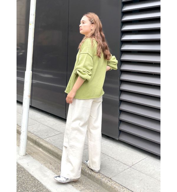 Ungrid「ダブルニーデザインデニム」|デニム|