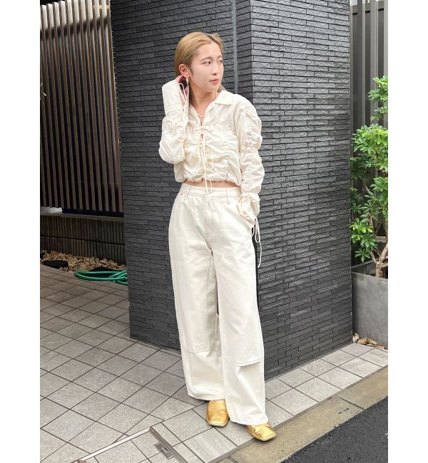 Ungrid「ダブルニーデザインデニム」|デニム|