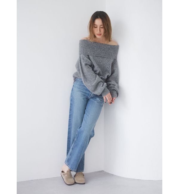 Ungrid「Lee別注ストレートデニム」|デニム|